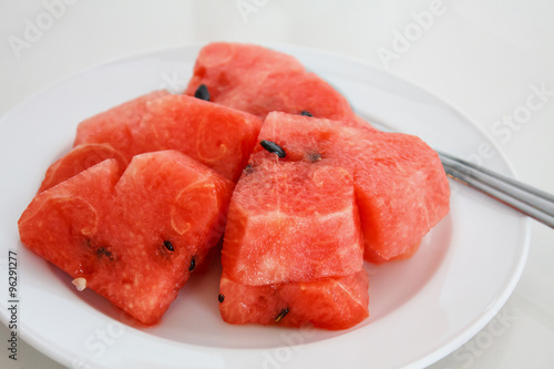 slices of watermelon