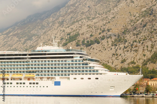 Kotor, Montenegro, November, 16, 2015: Cruise liner in Kotor, Montenegro © Dmitry Vereshchagin