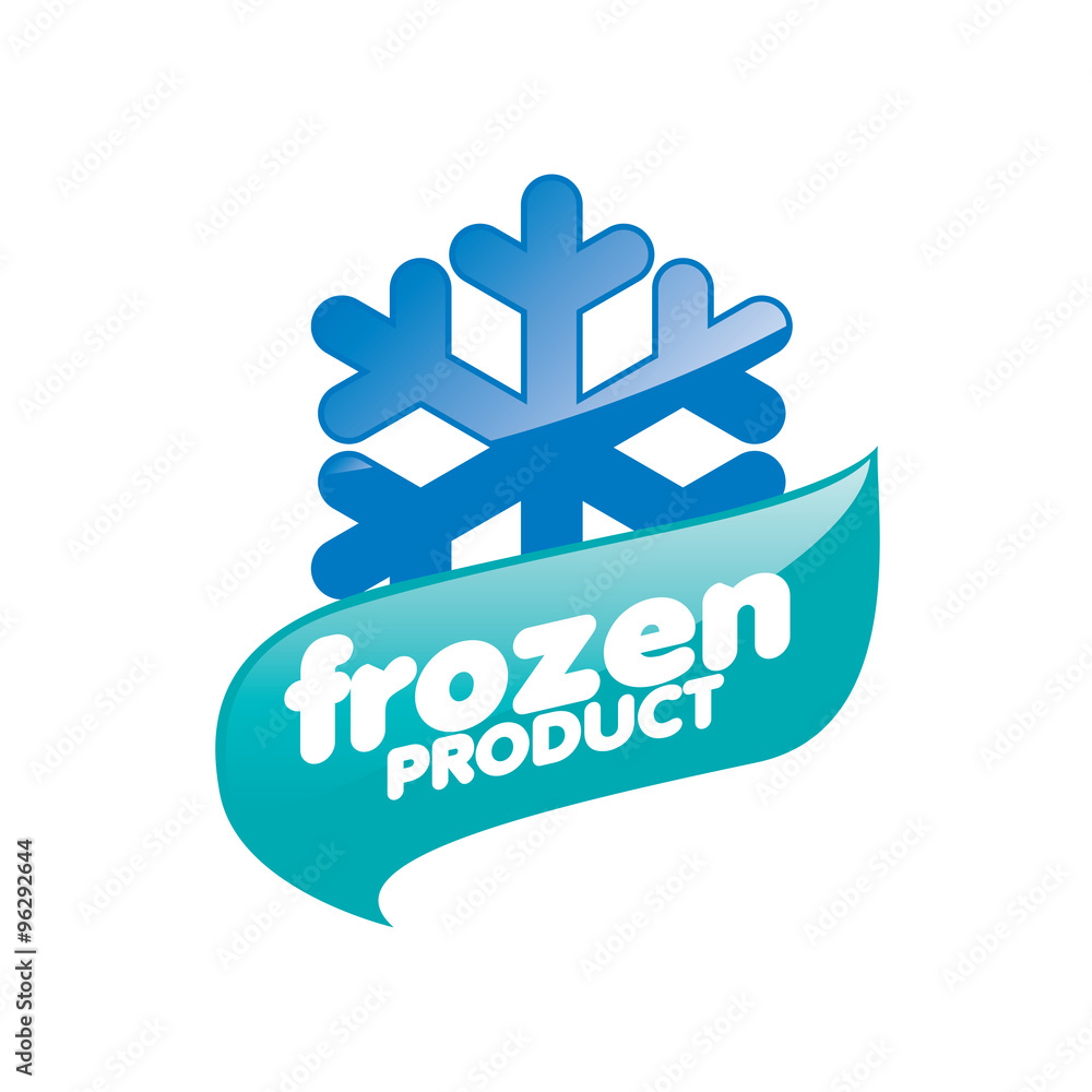 logo for frozen products Stock | Adobe Stock