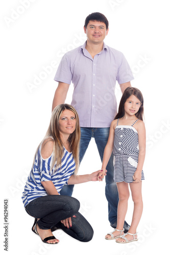 Parents with little daughter
