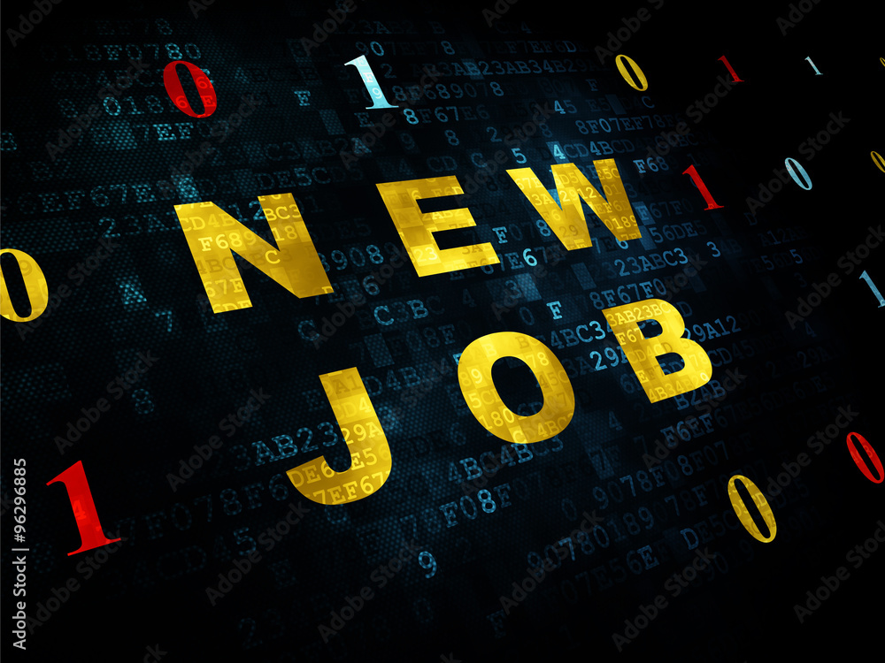 Business concept: New Job on Digital background Business concept: New Job on Digital background