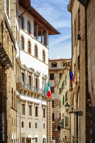 The Via della Ninna street (Lullaby street) in Florence, Italy