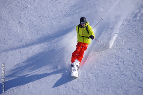 Wallpaper Mural freeride en poudreuse - monoski Torontodigital.ca