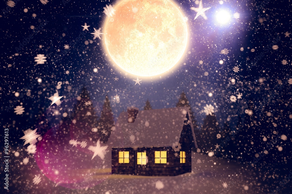 Obraz premium Composite image of snow