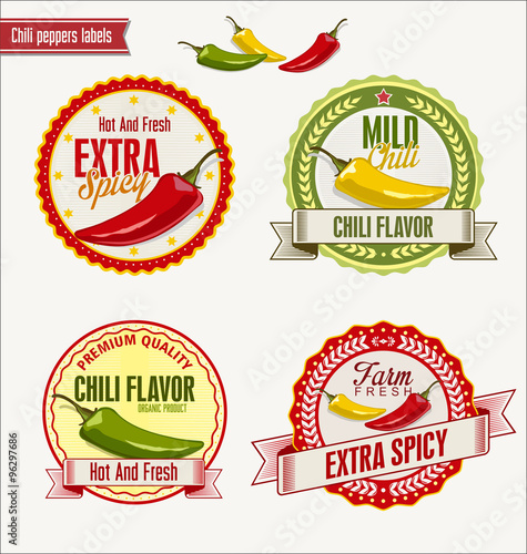Red hot chili peppers vector