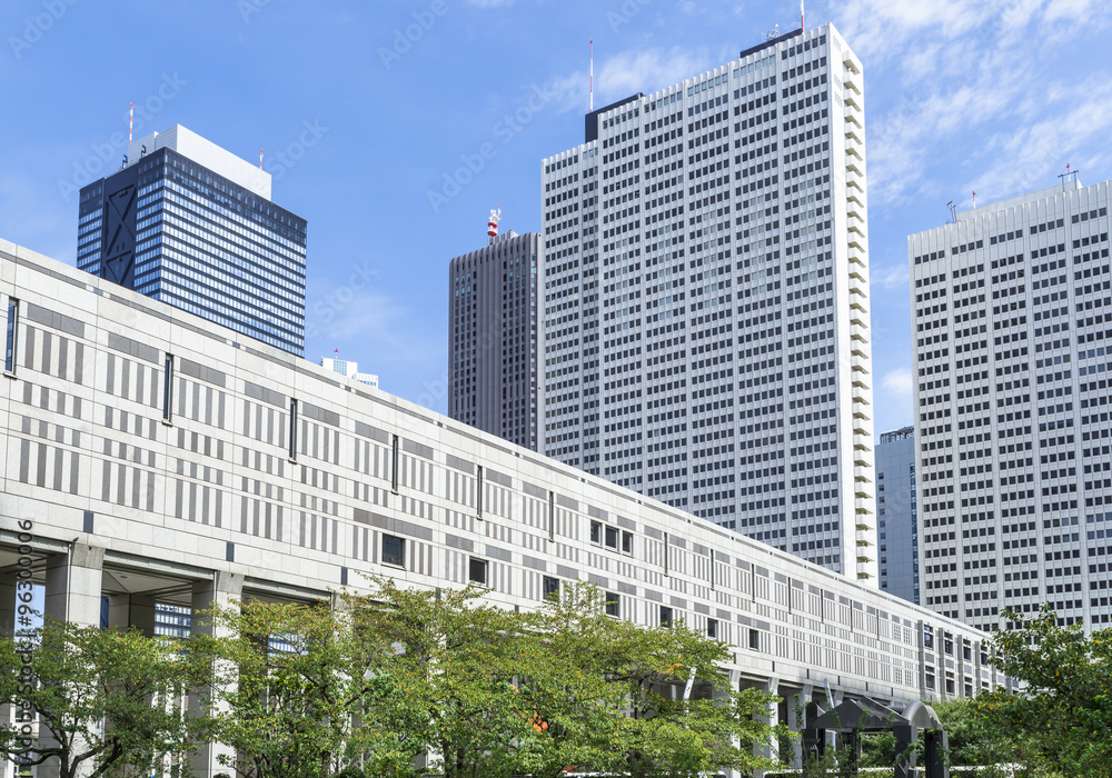 新宿副都心の高層ビル街 新宿副都心の高層ビル街