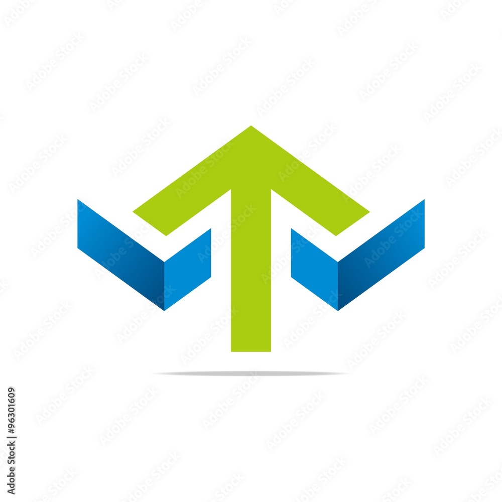 Logo Abstract Arrow Letter Line Design Logo Abstract Arrow Letter Line Design