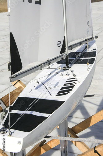 RC sailing yachts at Forum Port, Barcelona