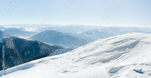 european snowy mountains © marvlc