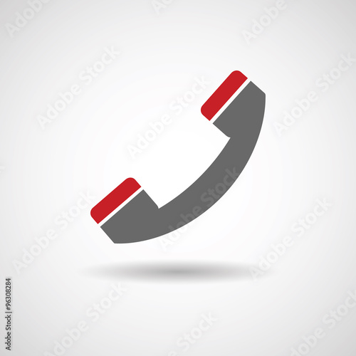 handset icon vector illustration