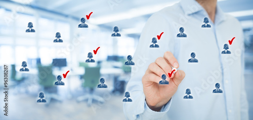 фотографія Marketing segmentation