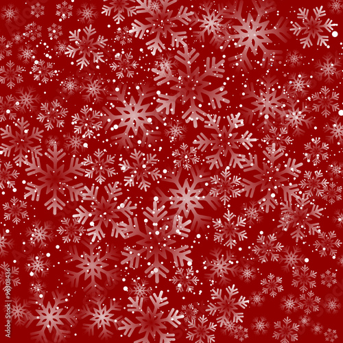 Christmas snowflakes background