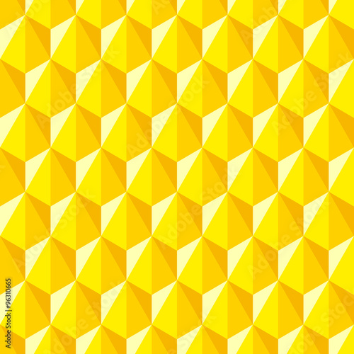 Geometric abstract pattern of hexagons.