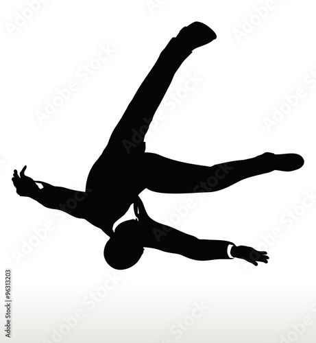 businessman falling
