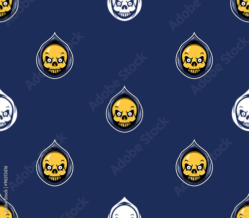 Reaper head pattern, for Halloween theme.