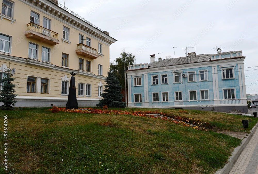 The monument of the Yelets infantry regiment. The monument of the Yelets infantry regiment.