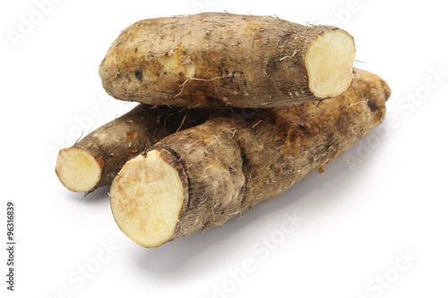 yam isolated on white background