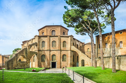 Fotografia Famous Basilica di San Vitale in Ravenna, Italy