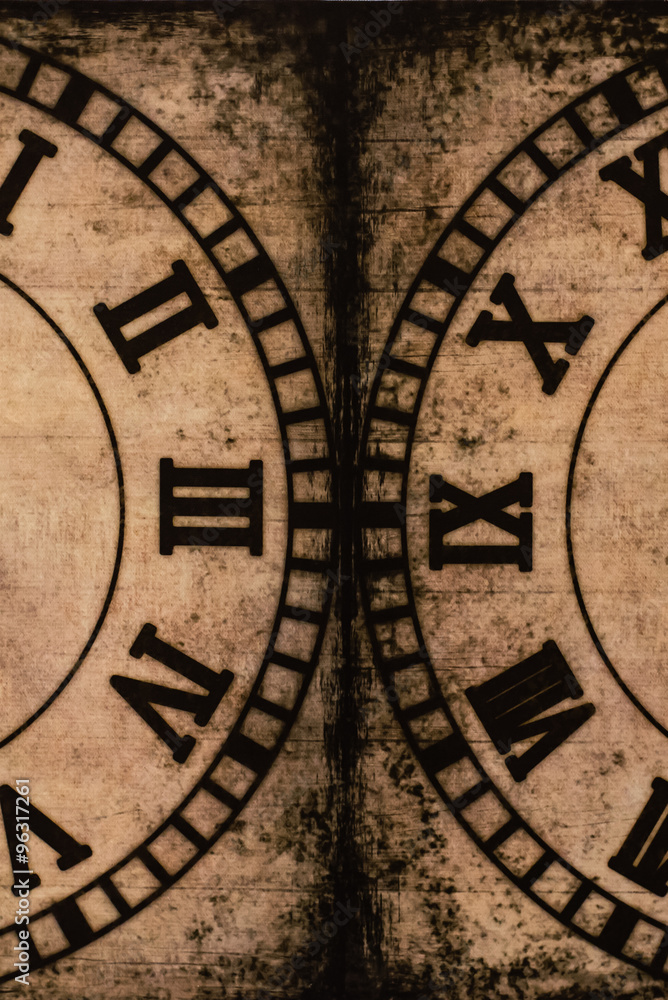 Fototapeta premium vintage roman clock