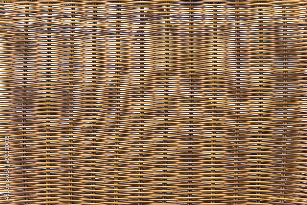 Obraz premium brown rattan furniture, texture and background and pattern