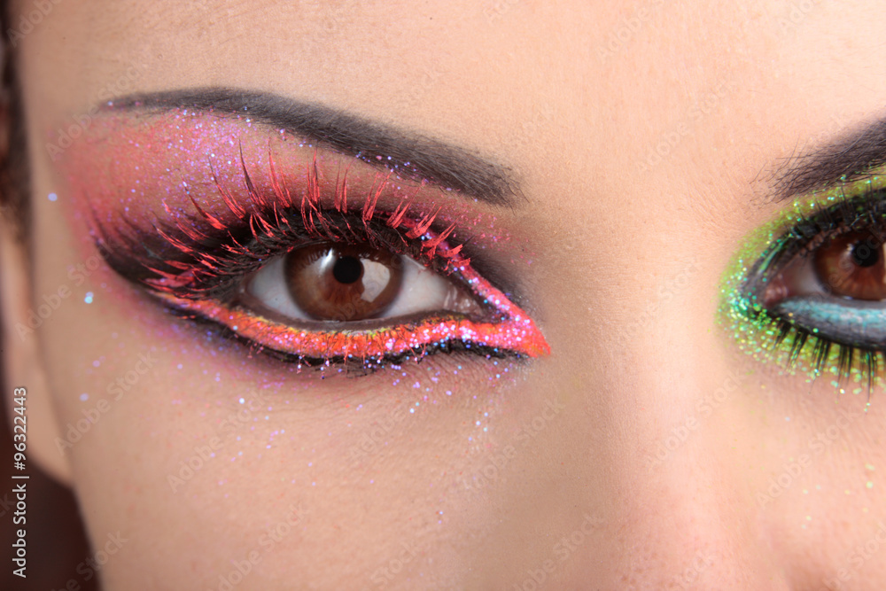 Fototapeta premium Eye makeup