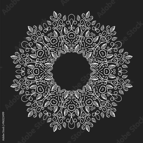 Abstract circular pattern.