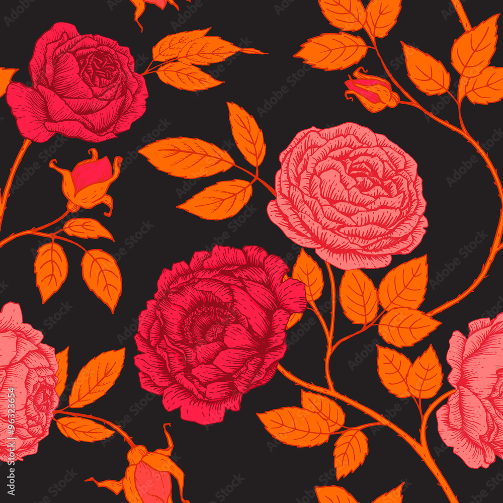 Vector floral pattern Vector floral pattern