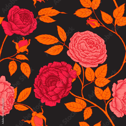 Vector floral pattern