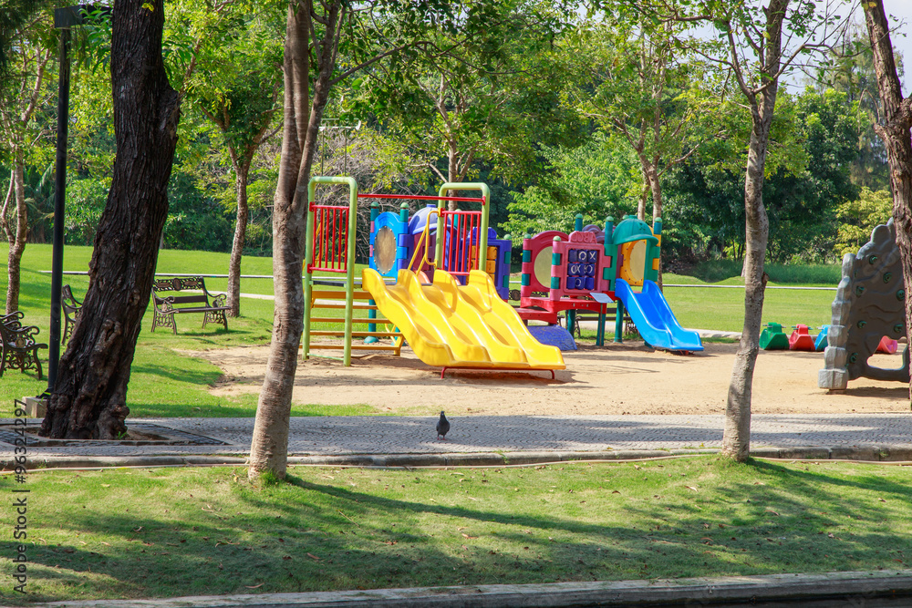 Colorful children playground