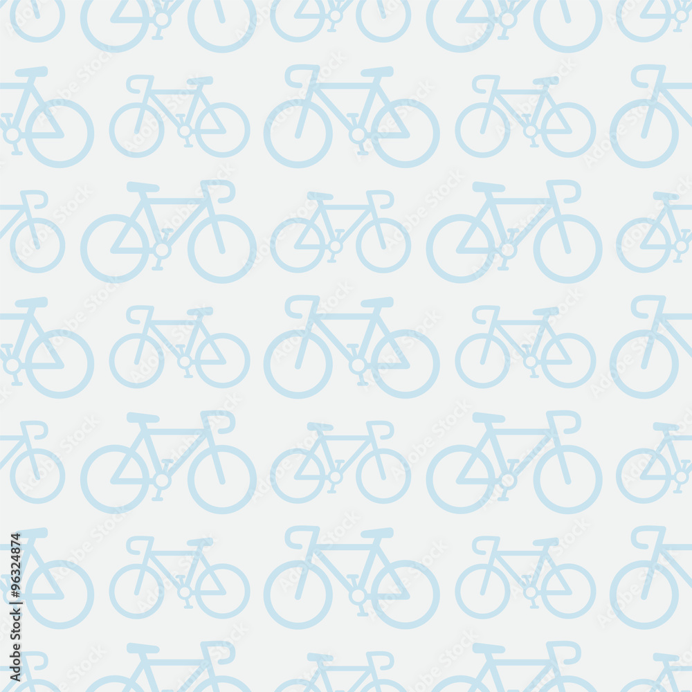Obraz premium Bicycle seamless pattern