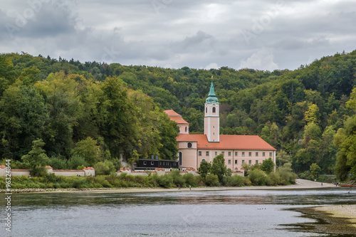 view of Weltenburg Abbey, Germany