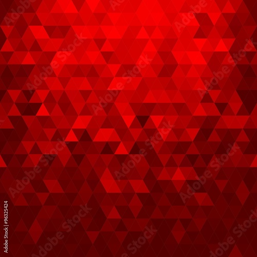 Red Triangles Seamless Pattern
