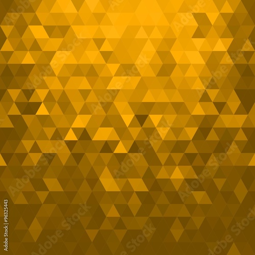 Yellow Triangles Seamless Pattern