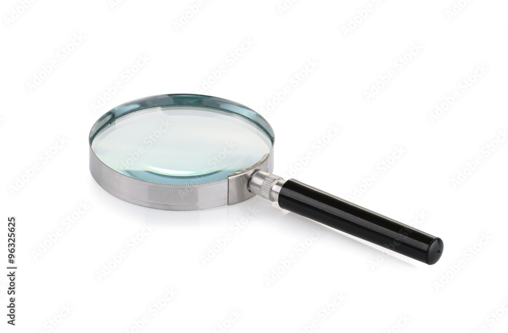 Magnifying glass isolated on white background Magnifying glass isolated on white background