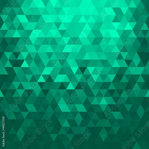 Turquoise Triangles Seamless Pattern