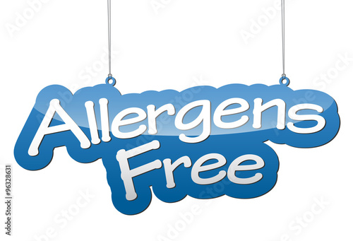 blue vector background allergens free