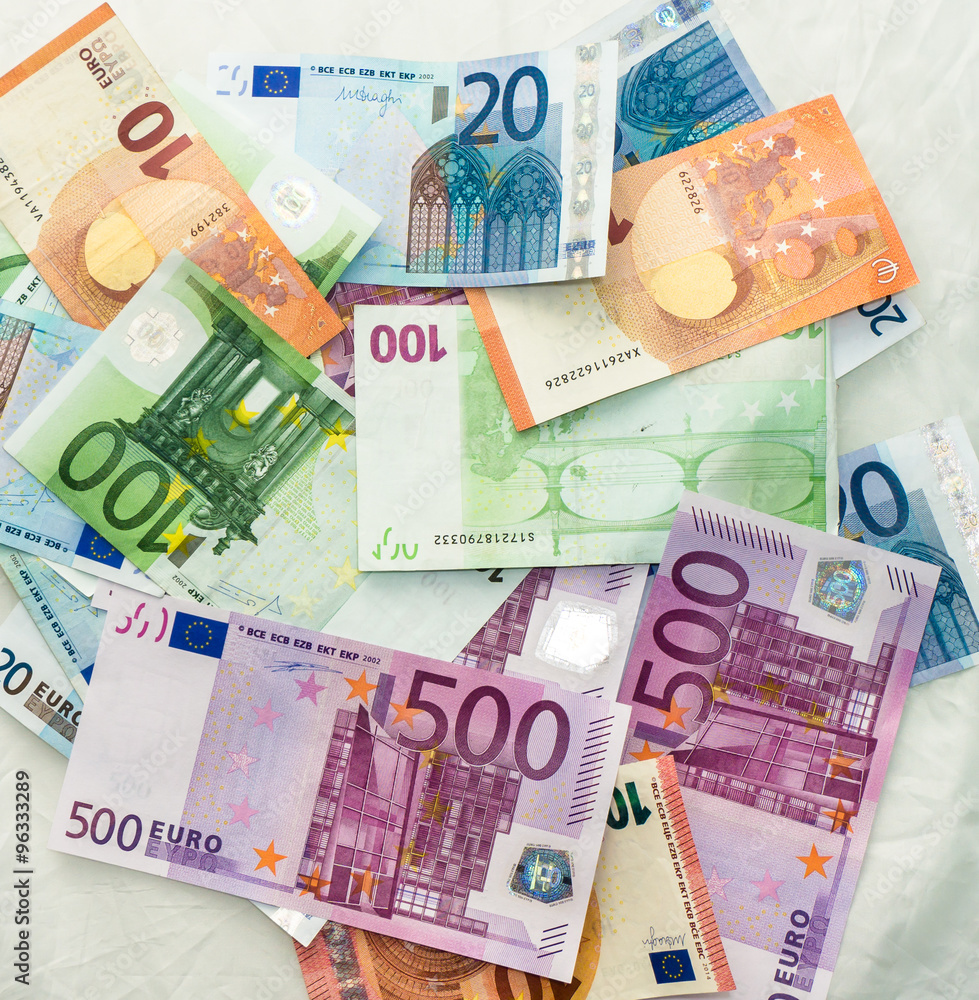 euro bills euro banknotes money. European Union Currency euro bills euro banknotes money. European Union Currency