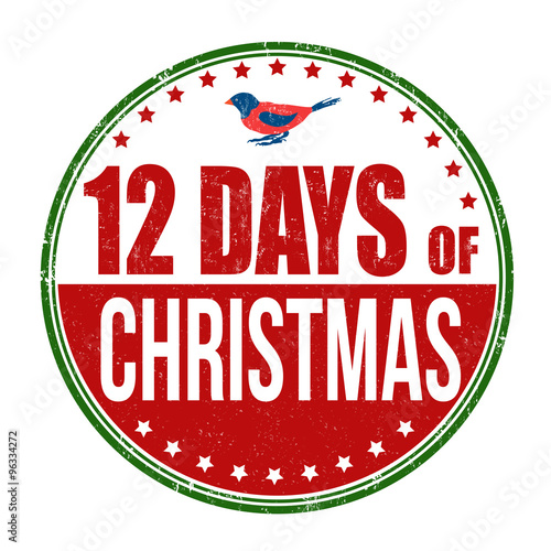 12 Days of Christmas stamp