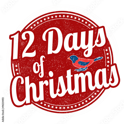 12 Days of Christmas stamp