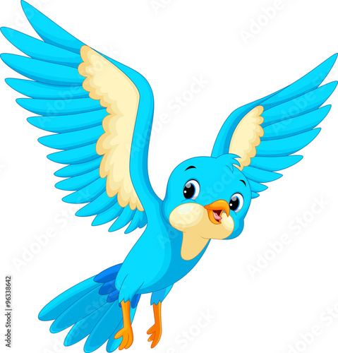 Cute bird cartoon