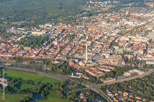 Erlangen Innenstadt Luftbild