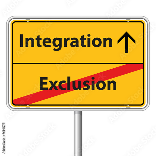 Illustration Vector Graphic Road Sign Integration