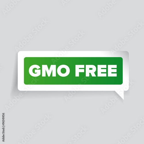 GMO free label vector