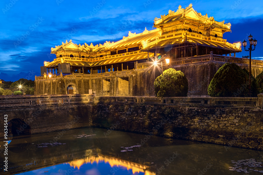 Imperial Royal Palace of Nguyen dynasty in Hue,  Vietnam