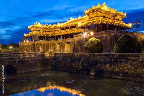 Imperial Royal Palace of Nguyen dynasty in Hue,  Vietnam