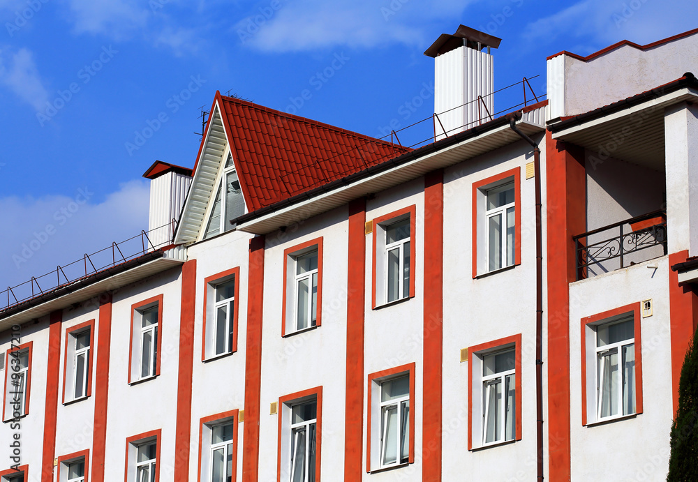 Obraz premium Wall of the building