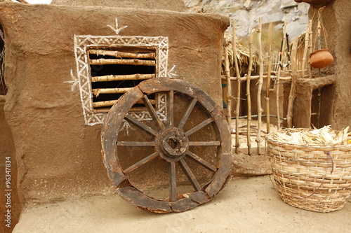 Rural house at Rajasthan India