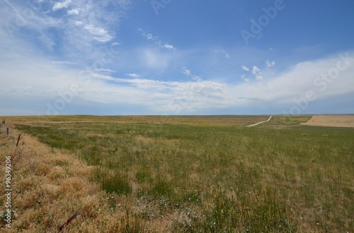 Vast prairie and open space countryside