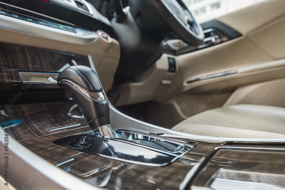 Obraz premium modern car interior