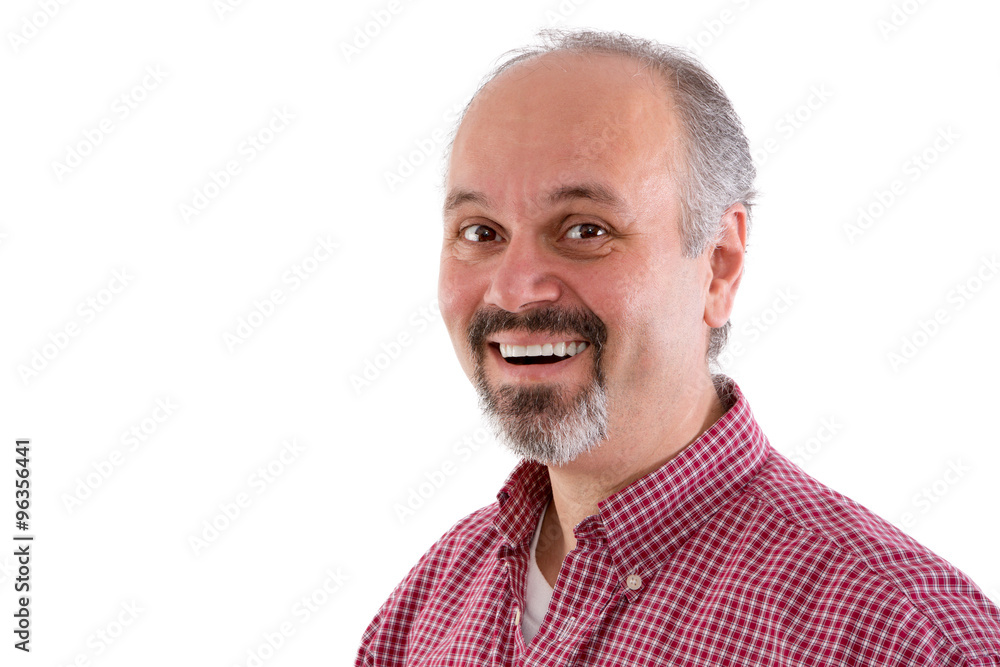 Attractive middle-aged man with a goatee Attractive middle-aged man with a goatee